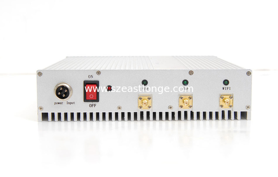 UHF VHF 3G Mobile Phone Signal Jammer 25 Meters 8 Antenna Jammer