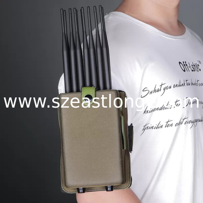 28 Bands Máy nhiễu điện thoại di động cầm tay WIFI GPS UHF VHF 315 433 12 tháng bảo hành