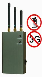 3G / 2G Handheld Cell Phone Signal Jammer Blocker EST-808HC with 3 Antenna